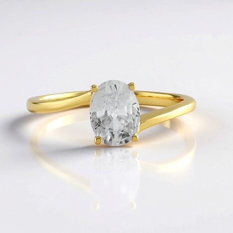 Anello in argento con Zircone (Adela Silber)