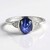 Anello in argento con Zaffiro Stellato Blu
