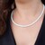 Collar en plata con Hemimorfita