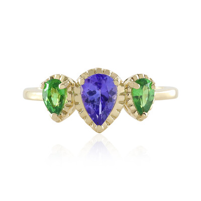 Bague en or et Tanzanite