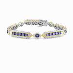 Bracciale in argento con Tanzanite (Gems en Vogue)
