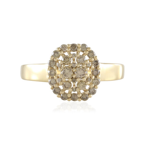 Anillo en oro con Diamante champán I2 (de Melo Gold)