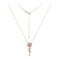 Collana in oro con Diamante Rose de France SI1 di Argyle