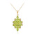 Collana in argento con Peridoto della Birmania