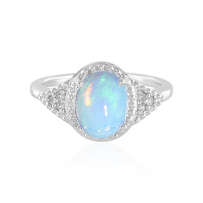 Bague en argent et Opale Welo