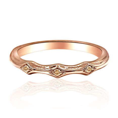 Anillo en oro con Diamante rosa de Francia de Argyle SI1 (Annette)