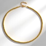 Collana in argento con Ematite Dorata