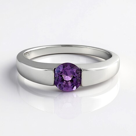 Anello in argento con Quarzo Azur