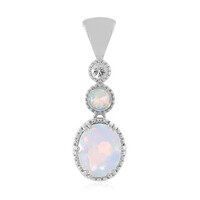 Ciondolo in argento con Opale di Welo