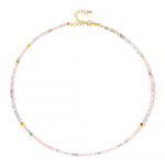 Collier en argent et Morganite du Brésil