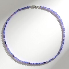 Collana in argento con Tanzanite