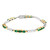 Sambia-Smaragd-Silberarmband (Gems en Vogue)