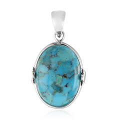 Pendentif en argent et Turquoise bleue de Mohavie (Art of Nature)