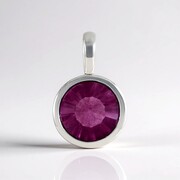 Zilveren hanger met een Roze Fluoriet