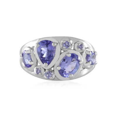 Bague en argent et Tanzanite
