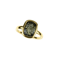 Anello in argento con Ambra Baltica