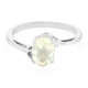 Bague en argent et Orthose