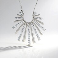 Collana in argento con Zircone (de Melo)