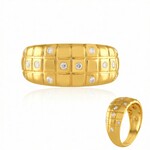 Anillo en plata con Diamante I2 (H) (de Melo Essence)