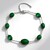 Bracciale in argento con Agata (KM by Juwelo)