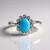 Anello in argento con Turchese Sleeping Beauty (Faszination Türkis)