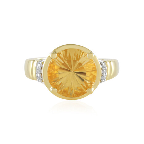 Anello in argento con Citrino