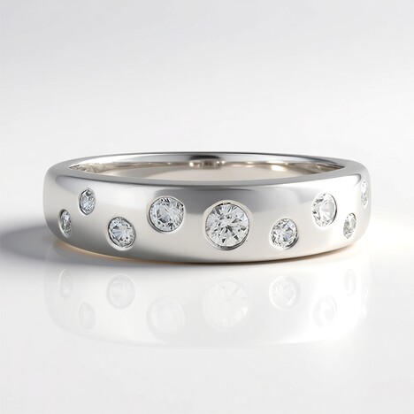 Anello in argento con Zircone