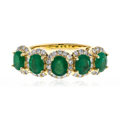 AAA-Sambia-Smaragd-Goldring