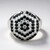 Anello in argento con Spinello Nero