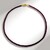 Collana in argento con Rodolite (Adela Silber)