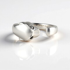 Anello in argento con Spinello Nero