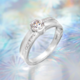Bague en argent et Zircon