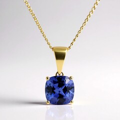 Collana in oro con Tanzanite AAA