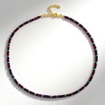 Collana in argento con Rubino del Madagascar