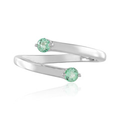Anello in argento con Smeraldo Russo