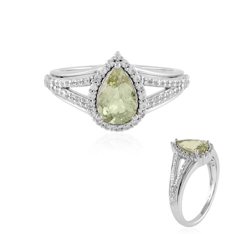 Merelani-Mint-Granat-Silberring