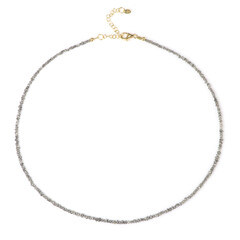 Collar en plata con Diamante plateado