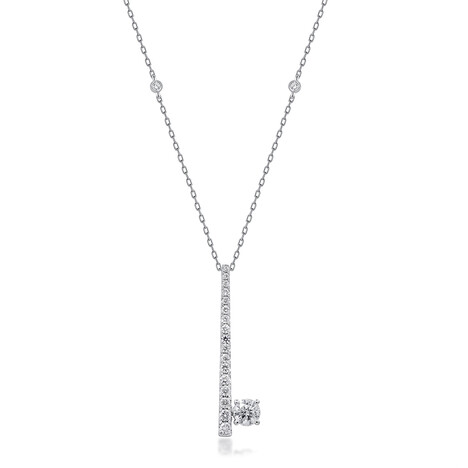 Gouden halsketting met een SI2 (H) Diamant (CIRARI)