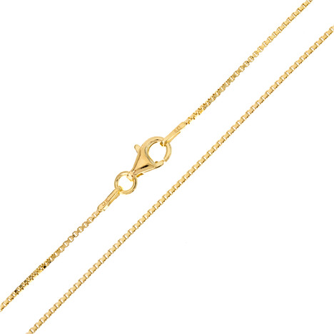 Silber-Veneziakette - 4,1 g - 50 cm - vergoldet