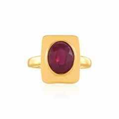Anillo en plata con Rubí de Madagascar (de Melo Essence)