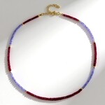 Collana in argento con Rubino del Madagascar