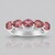 Anello in argento con Tormalina Rosa Brasiliana (Pallanova)