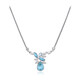 Collier en argent et Larimar