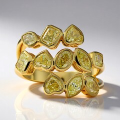 Anello in oro con Diamante Giallo SI2 (CIRARI)