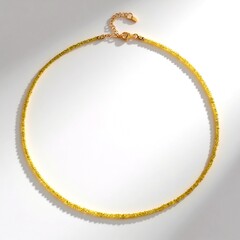 Collana in argento con Zaffiro Giallo