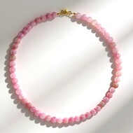 Collier en argent et Quartz rose