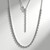 Collana in argento con Zircone (Adela Silber)