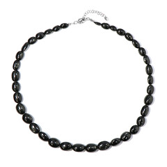 Collar en plata con Diópsido estrella de la India