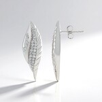 Orecchini in argento con Zircone (de Melo Essence)