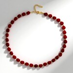 Collana in argento con Quarzo Rosso